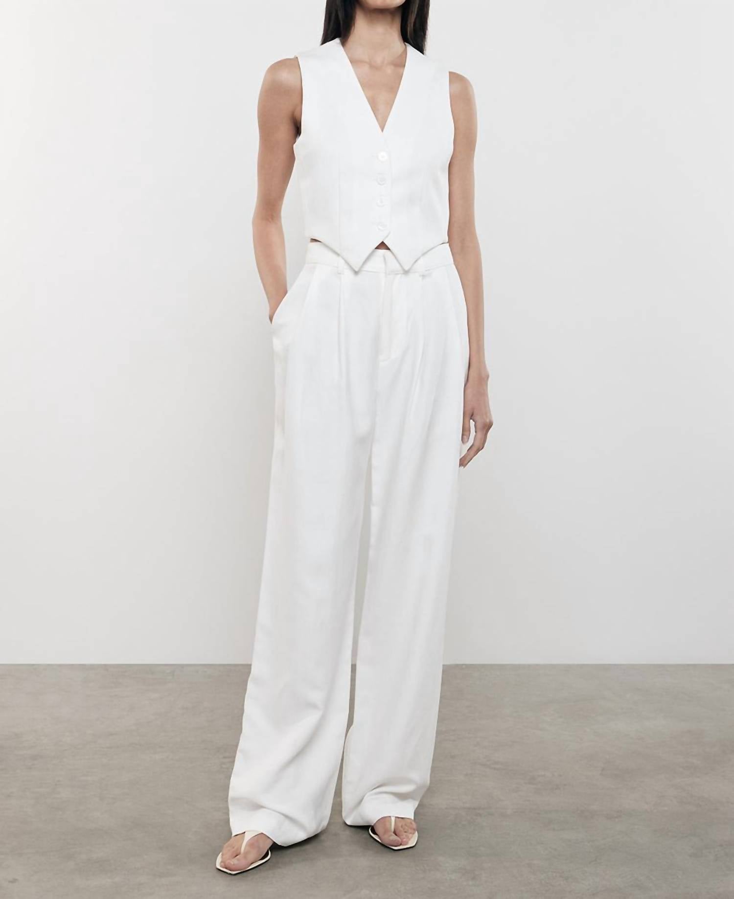 Жилет из льняной ткани Tencil Twill Enza Costa, цвет flax
Жилет из льняной ткани Tencil Twill Enza Costa, цвет flax