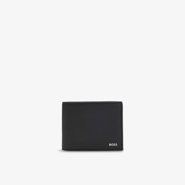 Кошелек кожаный Boss с тисненым логотипом, черный
Кошелек кожаный Boss с тисненым логотипом, черный