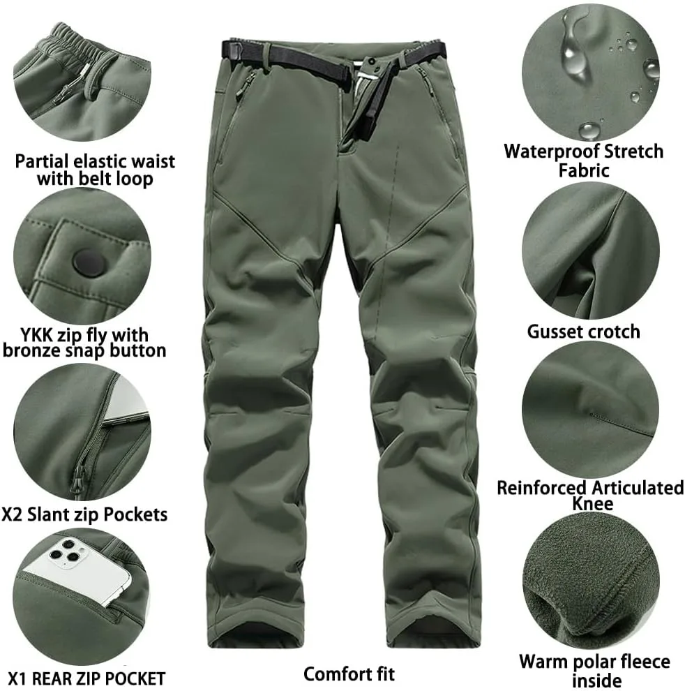 Мужские водонепроницаемые штаны для охоты с флисовой подкладкой и ветрозащитой Bychen
Мужские водонепроницаемые штаны для охоты с флисовой подкладкой и ветрозащитой Bychen