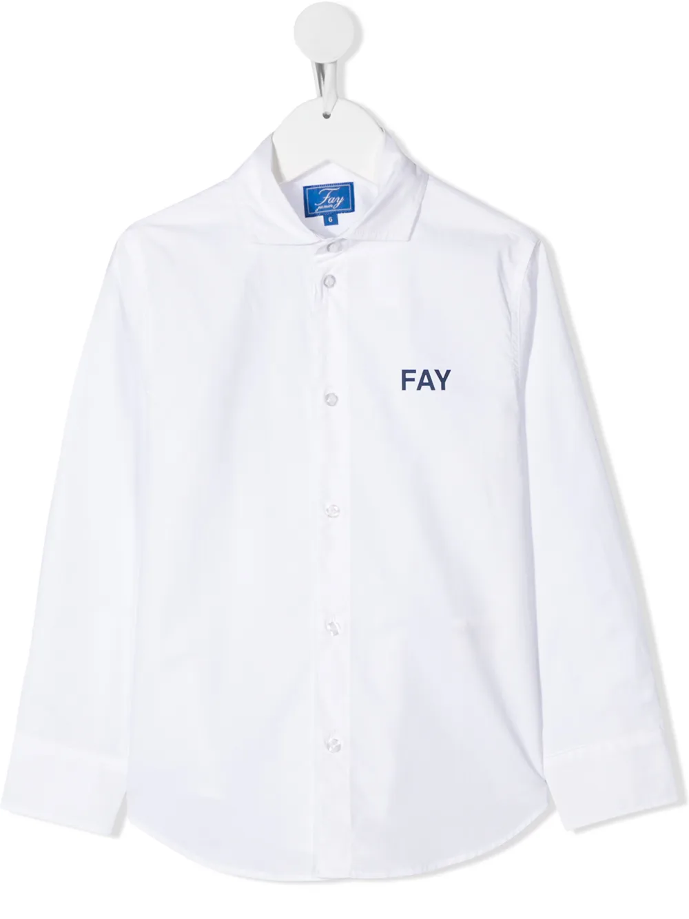 Рубашка с длинными рукавами и логотипом Fay Kids, белый
Рубашка с длинными рукавами и логотипом Fay Kids, белый