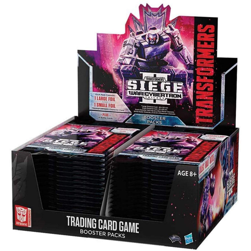 Карточная игра Transformers Trading Card Game War For Cybertron Siege 2 Booster Box
Карточная игра Transformers Trading Card Game War For Cybertron Siege 2 Booster Box