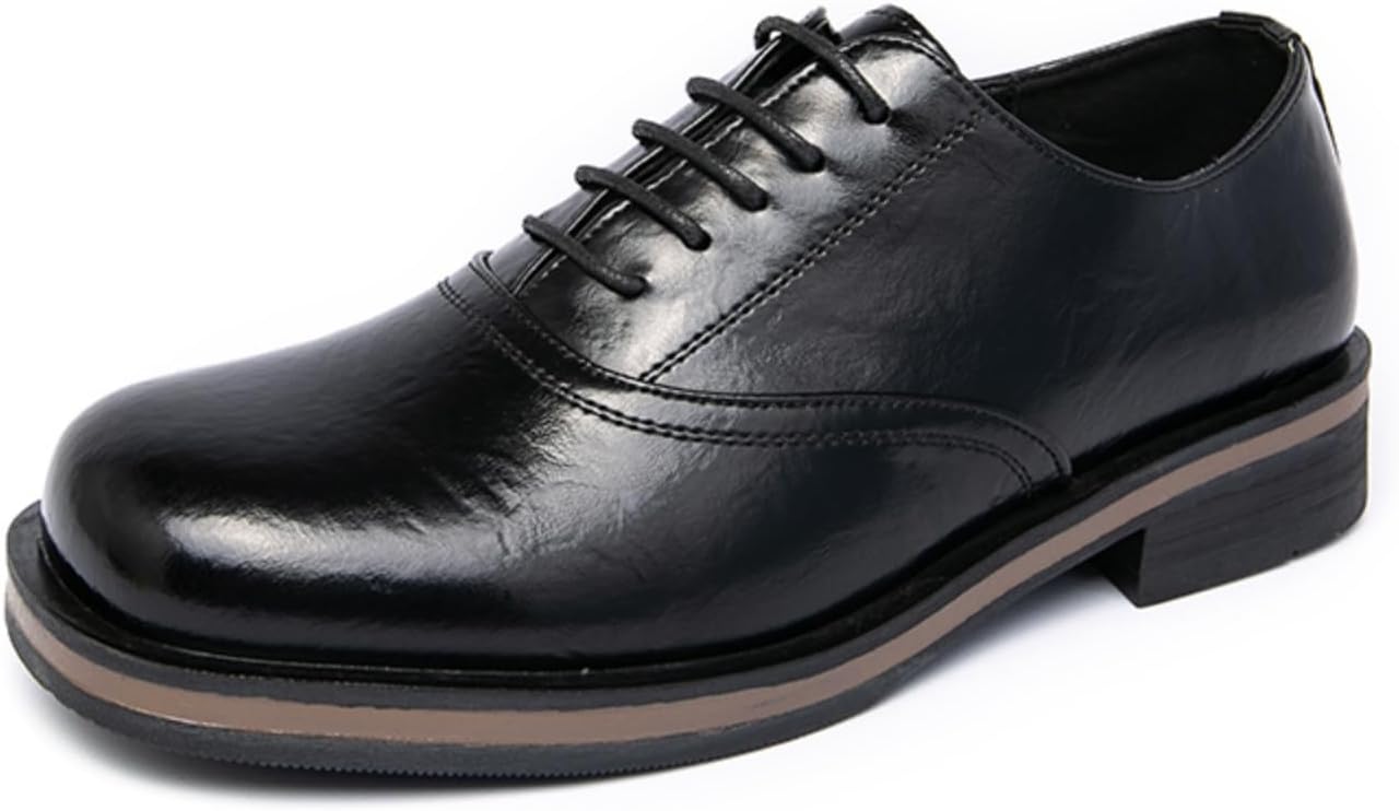 Мужские ретро кожаные туфли-оксфорды с квадратным носком, шнуровкой, низким каблуком, массивной подошвой, противоскользящие, повседневные туфли для делового стиля, выпускного или вечеринки Qwuieoin, черный
Мужские ретро кожаные туфли-оксфорды с квадратным носком, шнуровкой, низким каблуком, массивной подошвой, противоскользящие, повседневные туфли для делового стиля, выпускного или вечеринки Qwuieoin, черный
