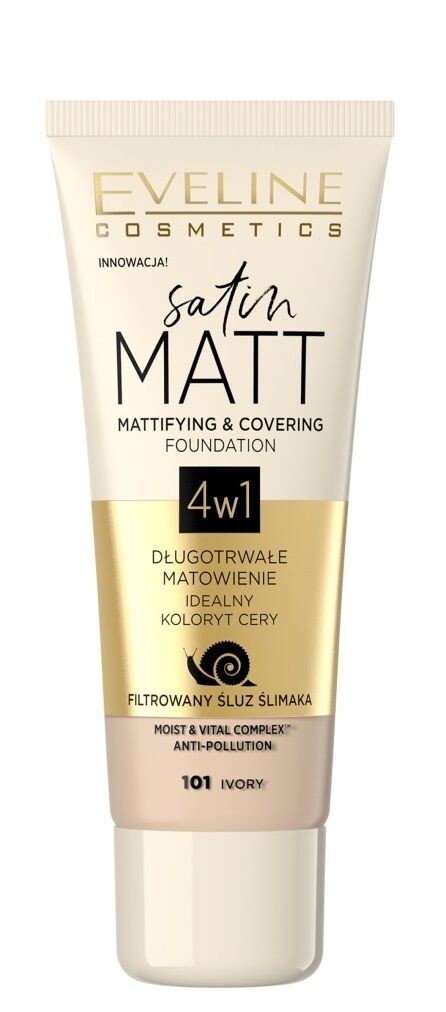 Eveline Satin Matt Праймер для лица, 101 Ivory 
Eveline Satin Matt Праймер для лица, 101 Ivory