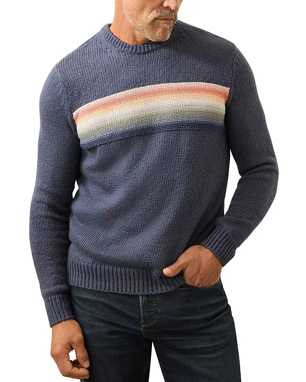 Свитер с круглым вырезом в стиле «наследие» Faherty, синий
Свитер с круглым вырезом в стиле «наследие» Faherty, синий