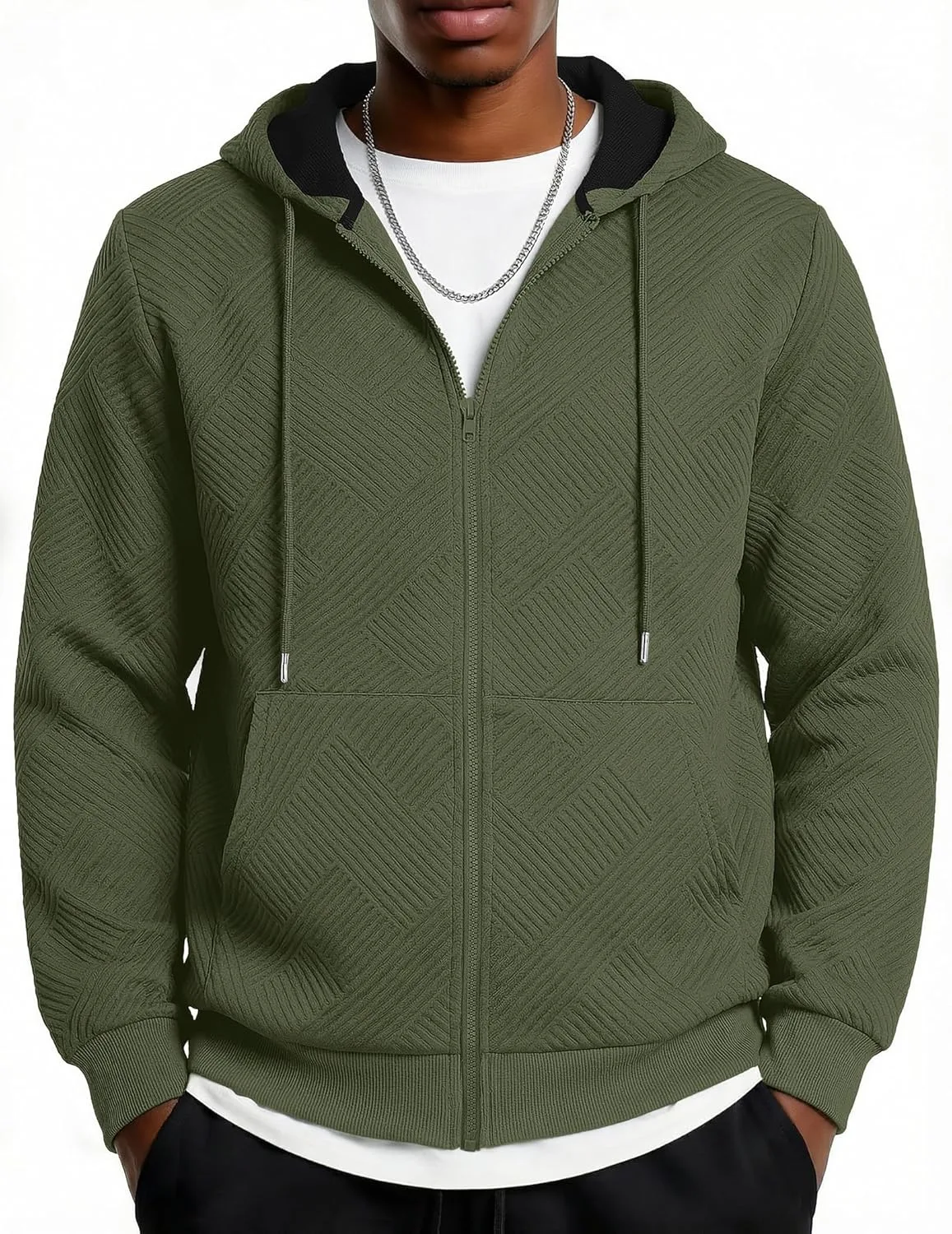 COOFANDY мужской худи на молнии с капюшоном и карманами
COOFANDY мужской худи на молнии с капюшоном и карманами