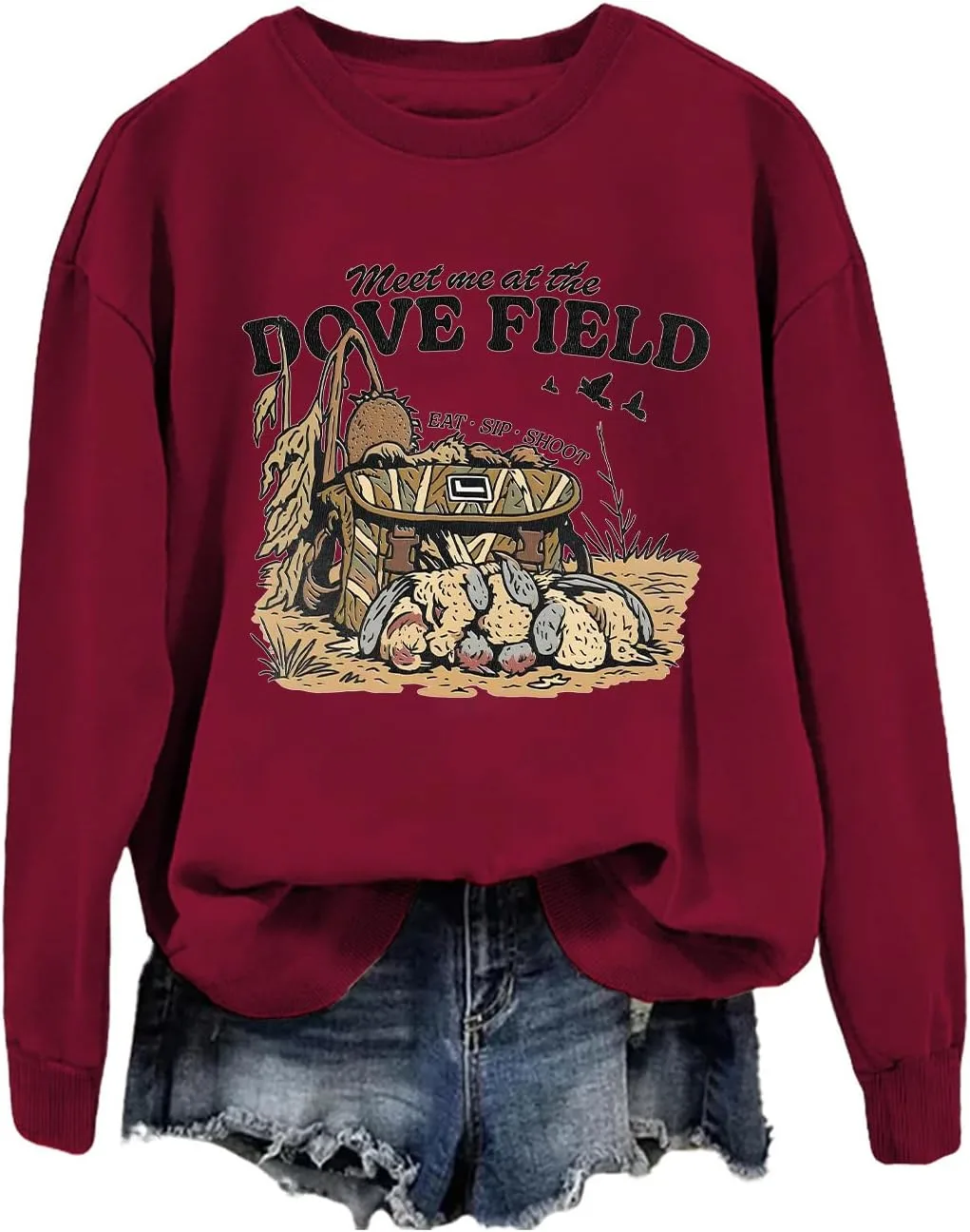 Толстовка с капюшоном Dove Hunting Shirt Meet Me at the Dove Field
Толстовка с капюшоном Dove Hunting Shirt Meet Me at the Dove Field