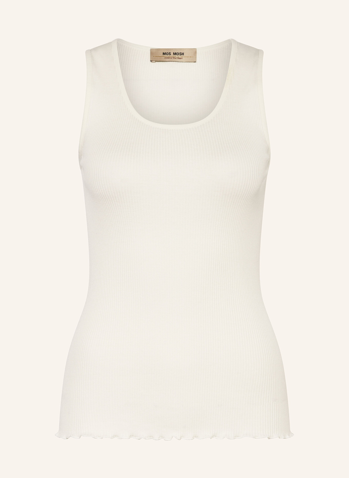 Топ из меланина с шелком Mos Mosh, экрю
Топ из меланина с шелком Mos Mosh, экрю