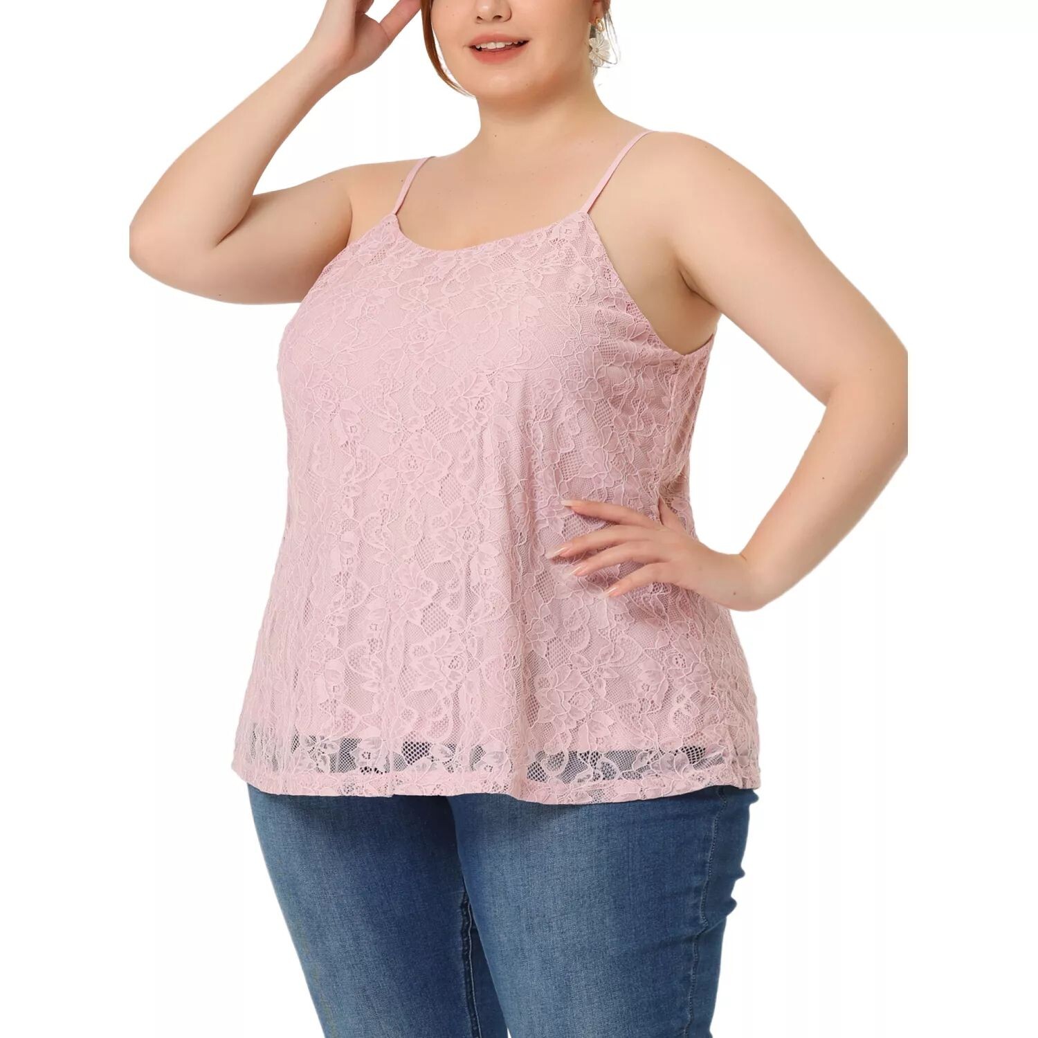 Женская рубашка на бретельках размера плюс с кружевом и регулируемым ремешком, элегантная бретелька без рукавов Agnes Orinda, белый
Женская рубашка на бретельках размера плюс с кружевом и регулируемым ремешком, элегантная бретелька без рукавов Agnes Orinda, белый