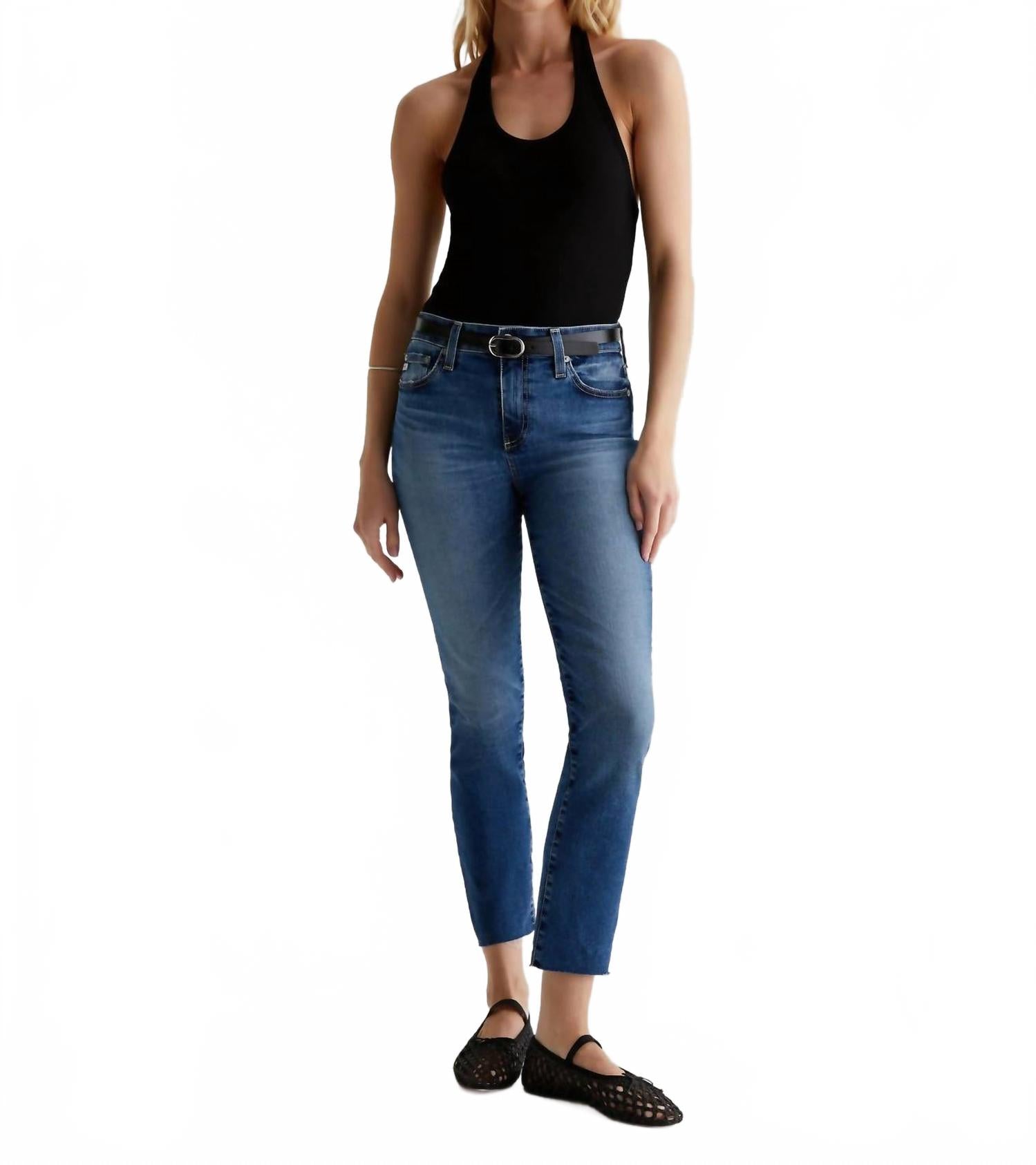 Джинсы Mari Crop в синем цвете AG Jeans
Джинсы Mari Crop в синем цвете AG Jeans