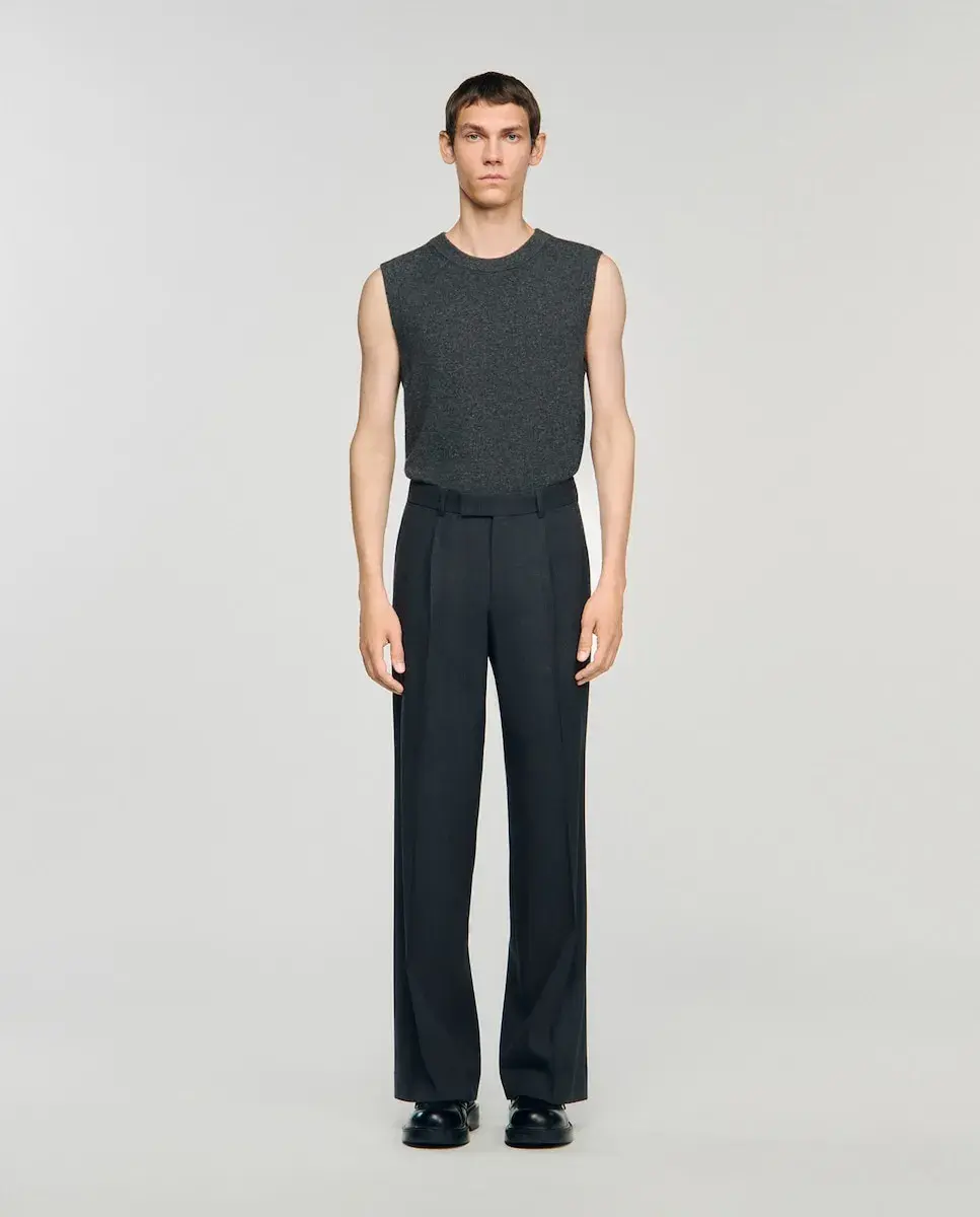Мужские брюки из шерстяного костюма Sandro, серый
Мужские брюки из шерстяного костюма Sandro, серый
