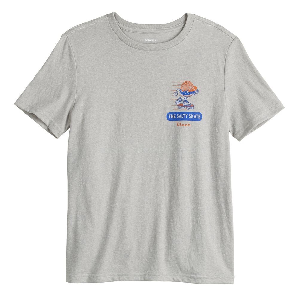 Футболка Sonoma Goods For Life Salty Skate с короткими рукавами и рисунком для мальчиков 8–20 лет, цвет Gray Heather Burger
Футболка Sonoma Goods For Life Salty Skate с короткими рукавами и рисунком для мальчиков 8–20 лет, цвет Gray Heather Burger