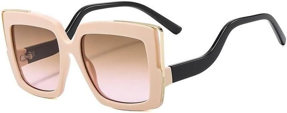 Ретро-солнцезащитные очки для женщин и мужчин, модные солнцезащитные очки в крупной оправе, уникальные трендовые очки с защитой от УФ-излучения UV400 MTZJH, Beige Beige
Ретро-солнцезащитные очки для женщин и мужчин, модные солнцезащитные очки в крупной оправе, уникальные трендовые очки с защитой от УФ-излучения UV400 MTZJH, Beige Beige