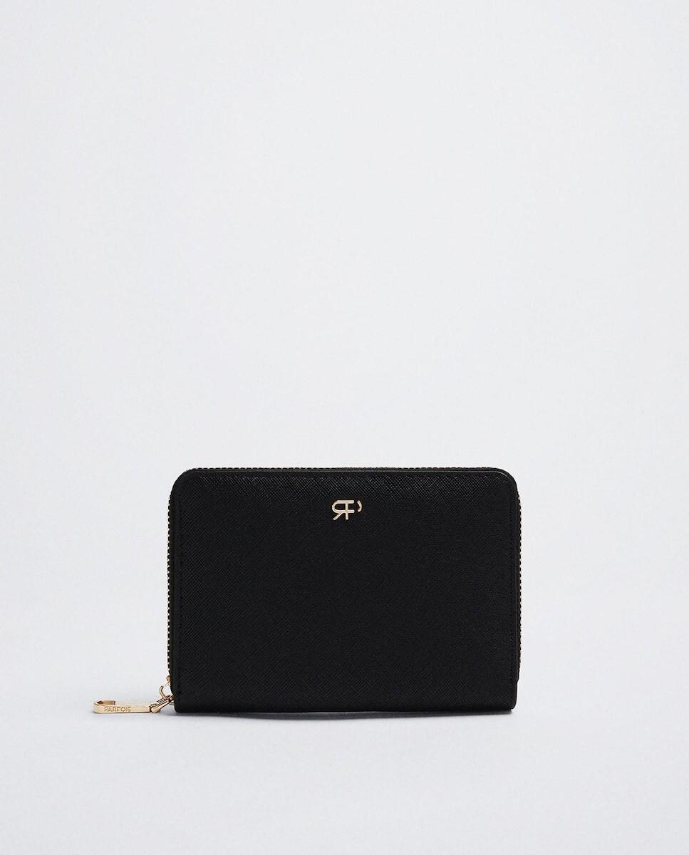 Средний женский кошелек на молнии черного цвета Parfois, черный
Средний женский кошелек на молнии черного цвета Parfois, черный