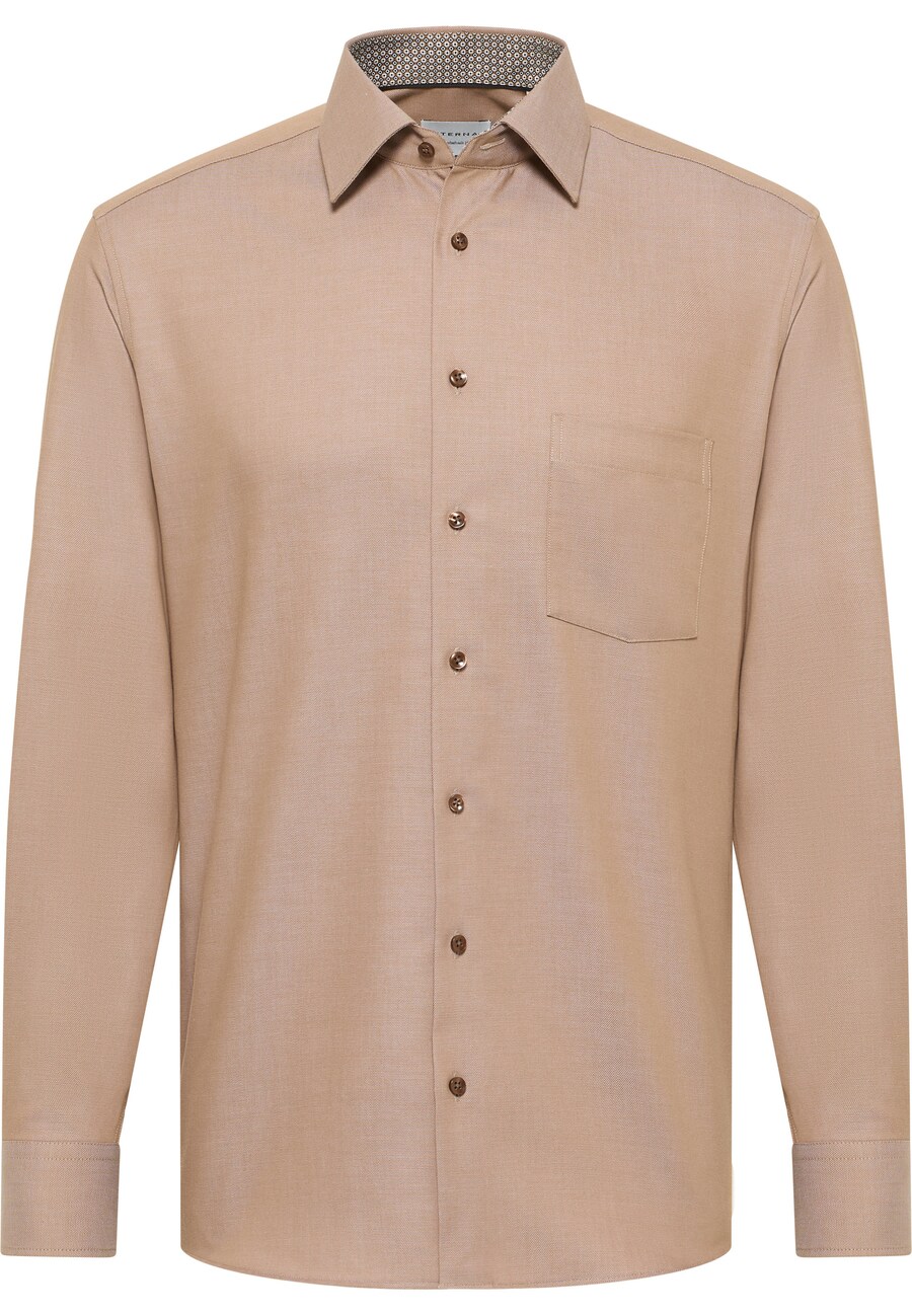 Рубашка на пуговицах классического кроя ETERNA, коричневый
Рубашка на пуговицах классического кроя ETERNA, коричневый