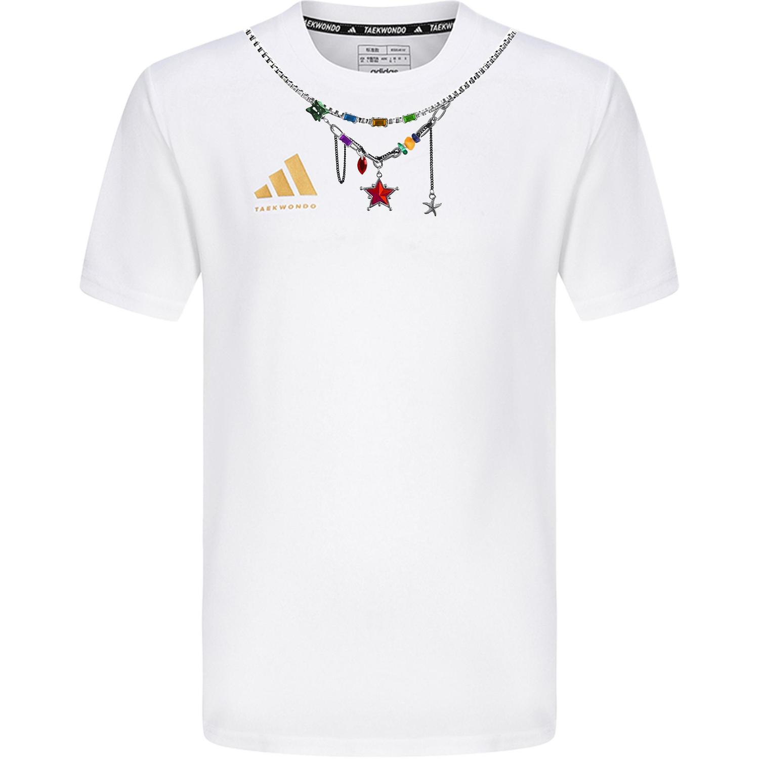 Спортивная футболка с круглым вырезом, хлопковая футболка унисекс Adidas, белый
Спортивная футболка с круглым вырезом, хлопковая футболка унисекс Adidas, белый