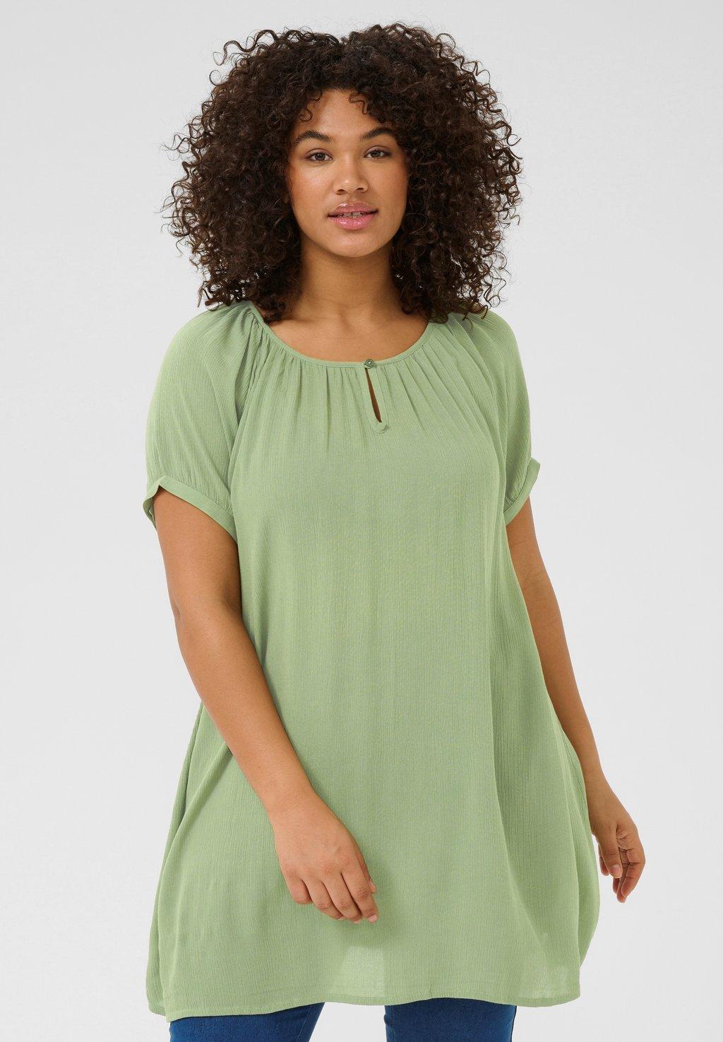 Туника AMI Kaffe Curve, зеленый
Туника AMI Kaffe Curve, зеленый