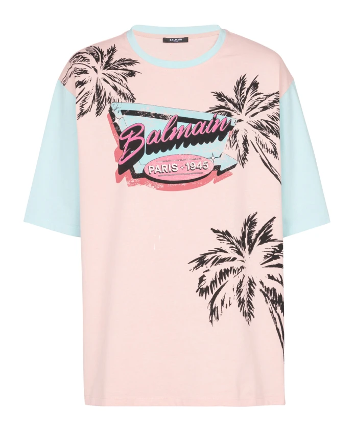 Свободная футболка с принтом Майами Balmain, мультиколор
Свободная футболка с принтом Майами Balmain, мультиколор