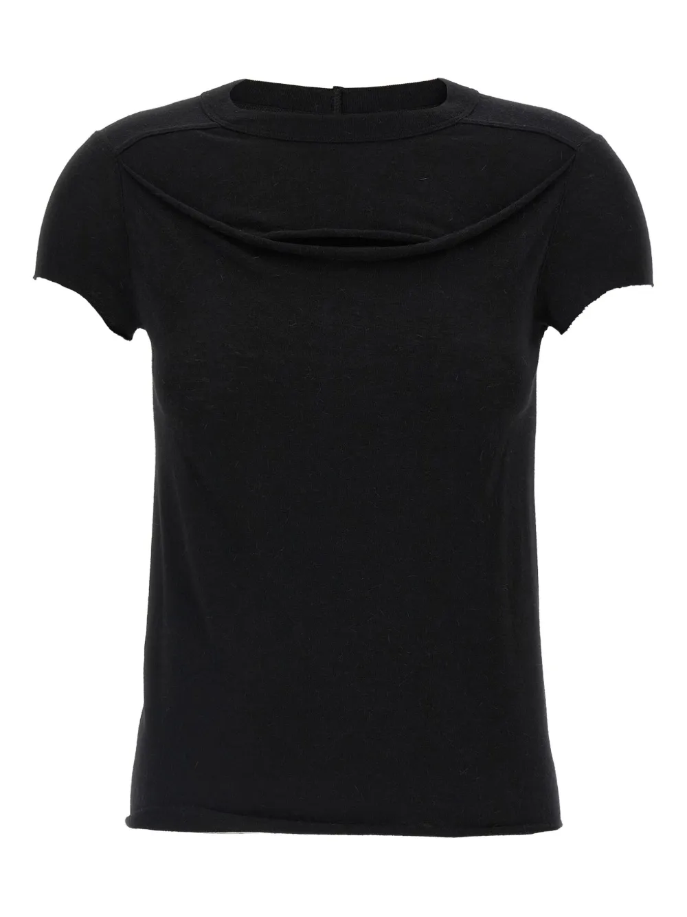 Футболка с необработанными краями Rick Owens, черный
Футболка с необработанными краями Rick Owens, черный