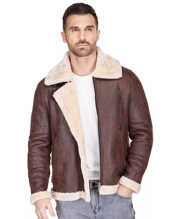 Мужская куртка-бомбер с искусственным мехом Braveman, коричневый
Мужская куртка-бомбер с искусственным мехом Braveman, коричневый