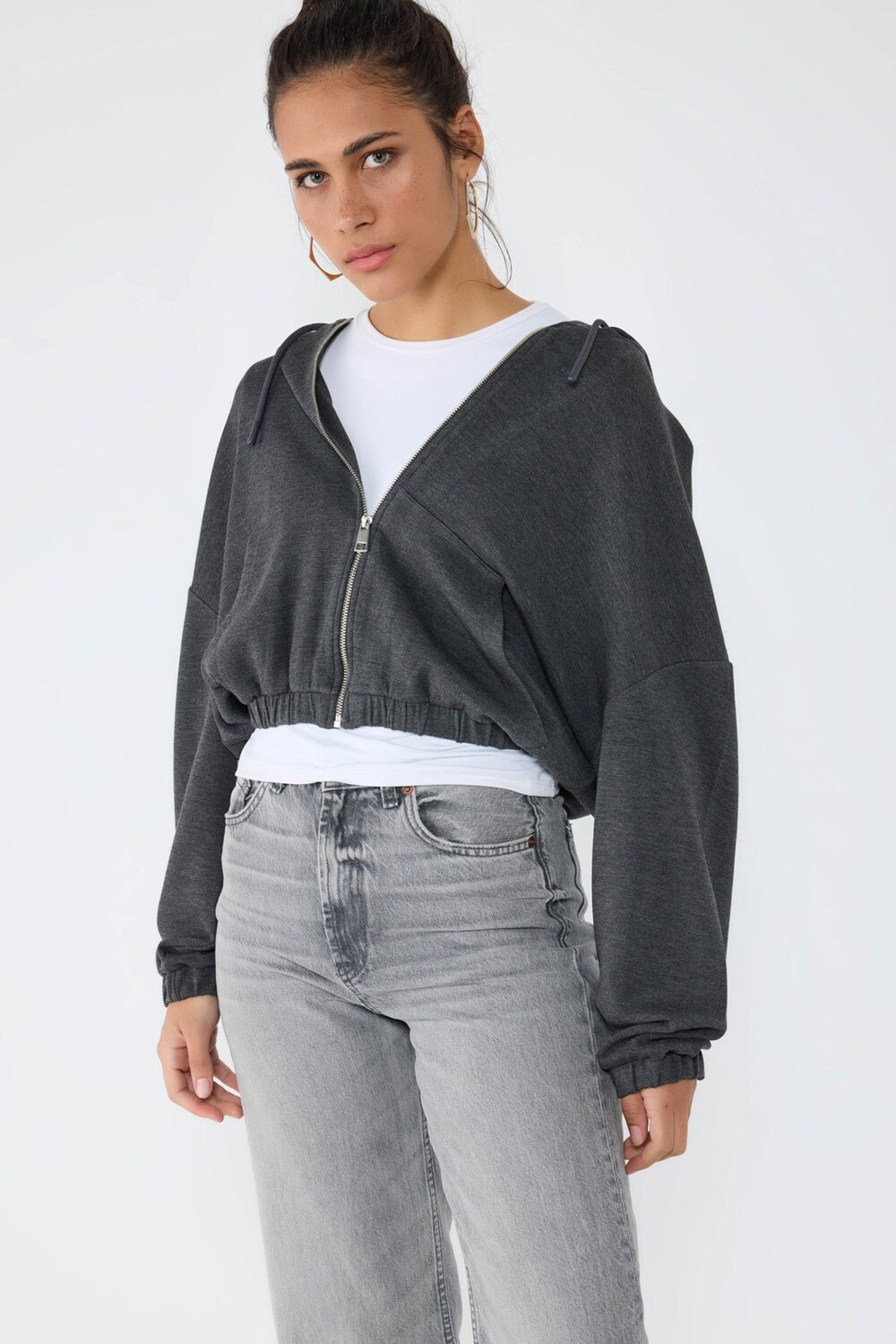 No Matter What Толстовка с молнией в цвете антрацит
No Matter What Толстовка с молнией в цвете антрацит