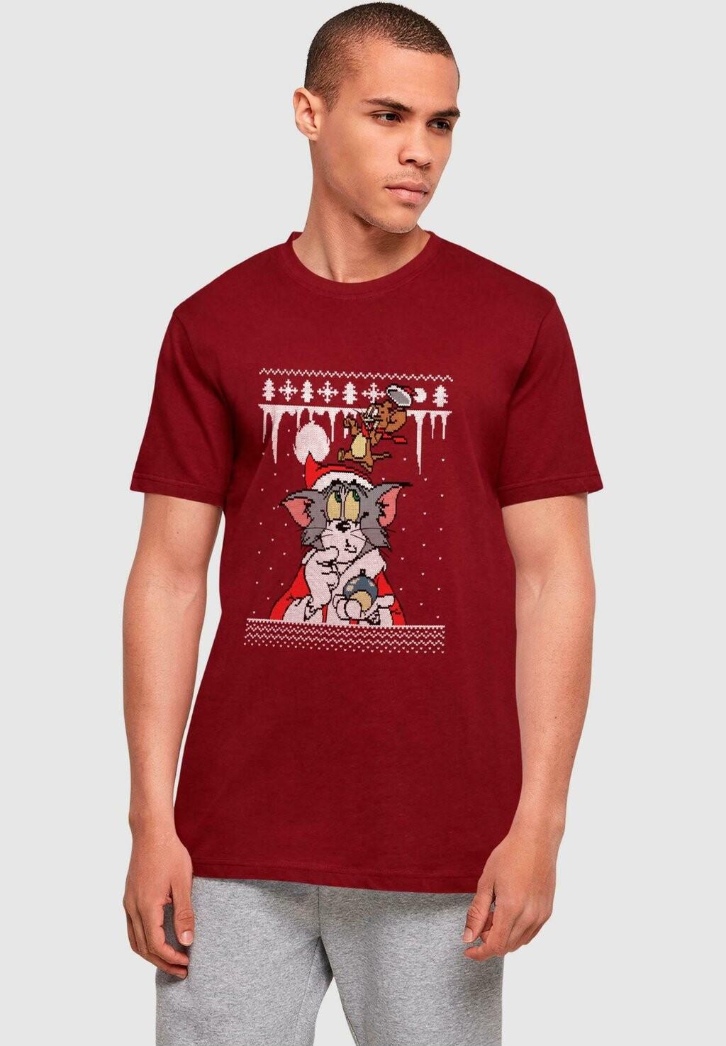 Футболка с принтом TOM AND JERRY FAIR ISLE ABSOLUTE CULT, темно-красный
Футболка с принтом TOM AND JERRY FAIR ISLE ABSOLUTE CULT, темно-красный