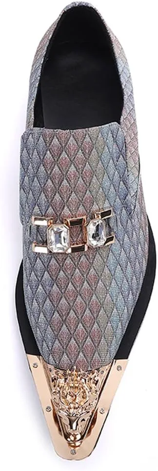 Мужские лоферы Santiomn с смокингом, из натуральной кожи, с острым мыском, металлической короной, украшением в виде узора аргайл и декором в виде конской пряжки, формальные туфли без шнурков для делового и вечернего ношения Santimon, мультиколор
Мужские лоферы Santiomn с смокингом, из натуральной кожи, с острым мыском, металлической короной, украшением в виде узора аргайл и декором в виде конской пряжки, формальные туфли без шнурков для делового и вечернего ношения Santimon, мультиколор