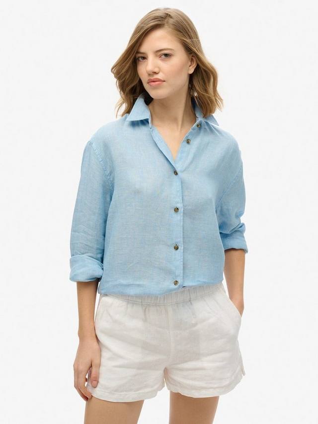 Повседневная льняная рубашка богатого бойфренда Superdry, цвет Sea Blue Chambray
Повседневная льняная рубашка богатого бойфренда Superdry, цвет Sea Blue Chambray