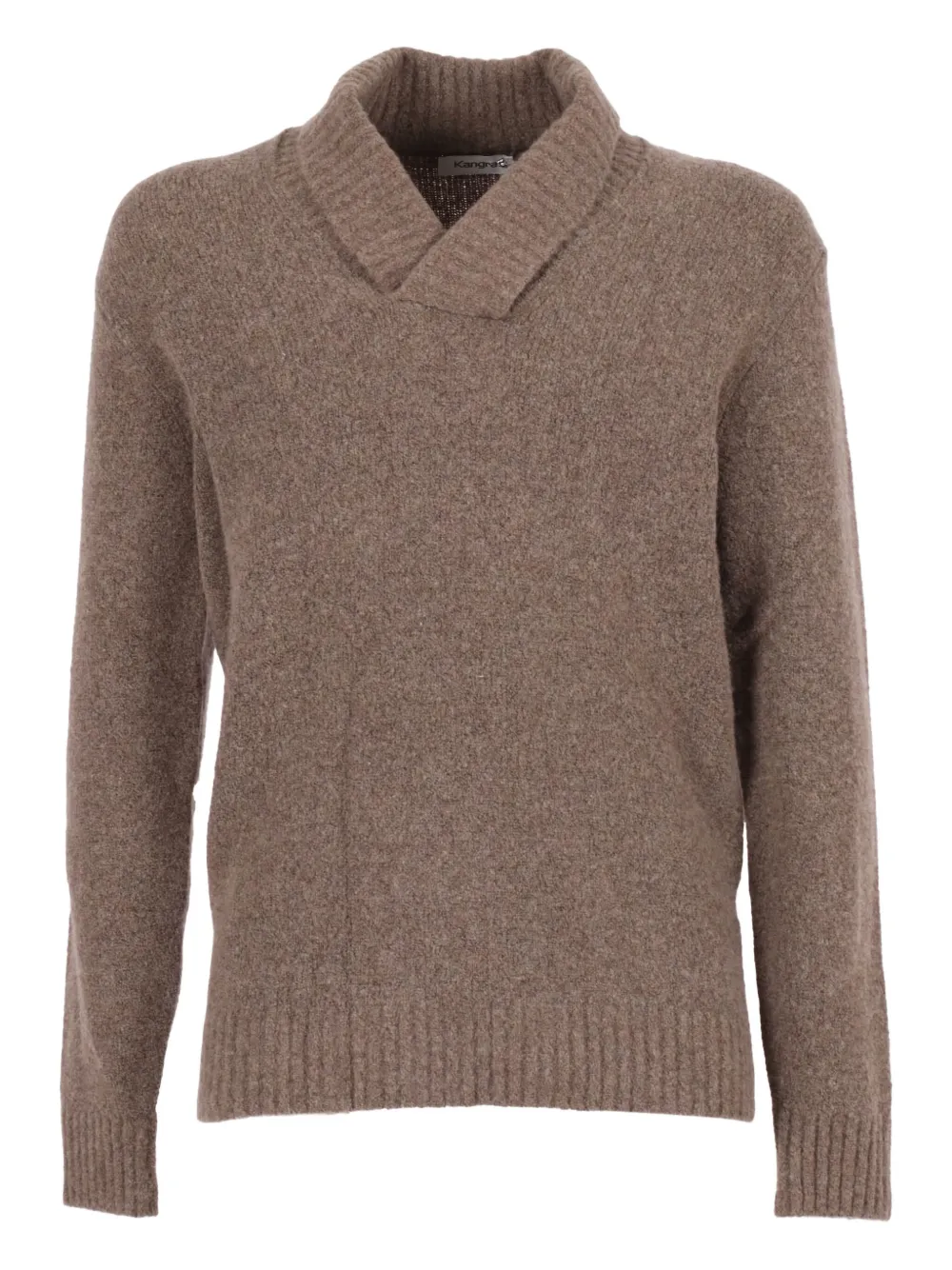 Свитер из смеси шерсти и кашемира с шалевым воротником Kangra, коричневый
Свитер из смеси шерсти и кашемира с шалевым воротником Kangra, коричневый