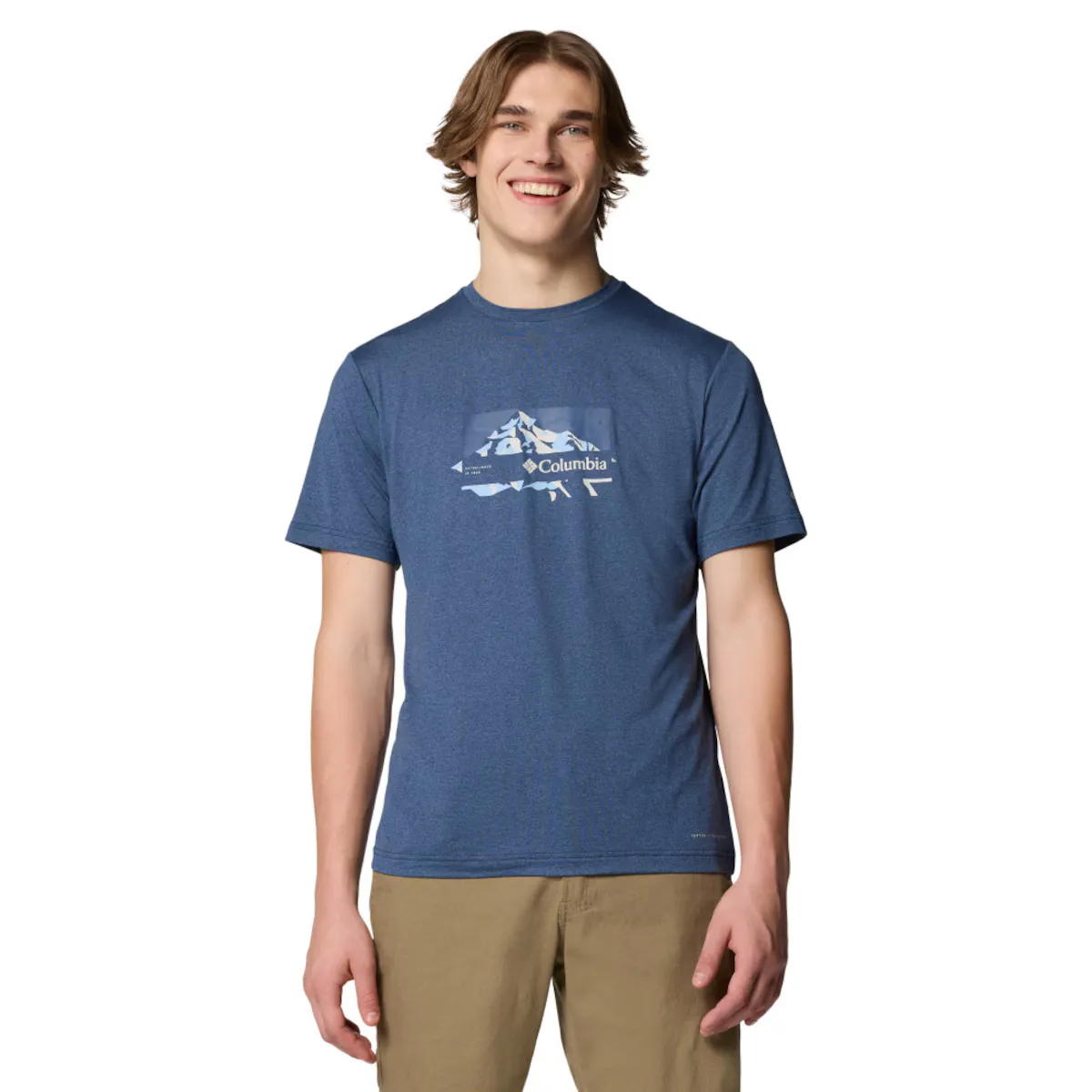 Мужская футболка Columbia Kwick Hike, синий 
Мужская футболка Columbia Kwick Hike, синий