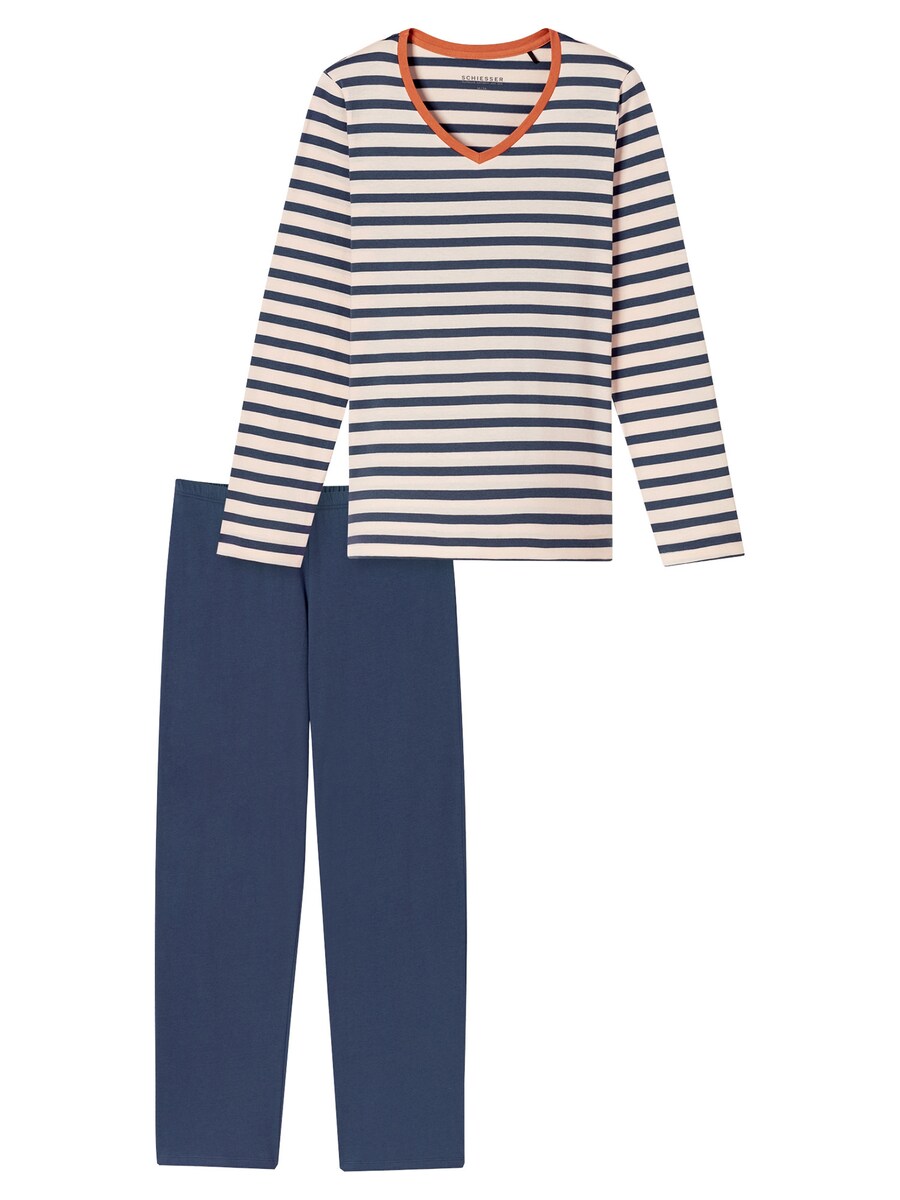 Пижама SCHIESSER Casual Essentials, темно-синий
Пижама SCHIESSER Casual Essentials, темно-синий