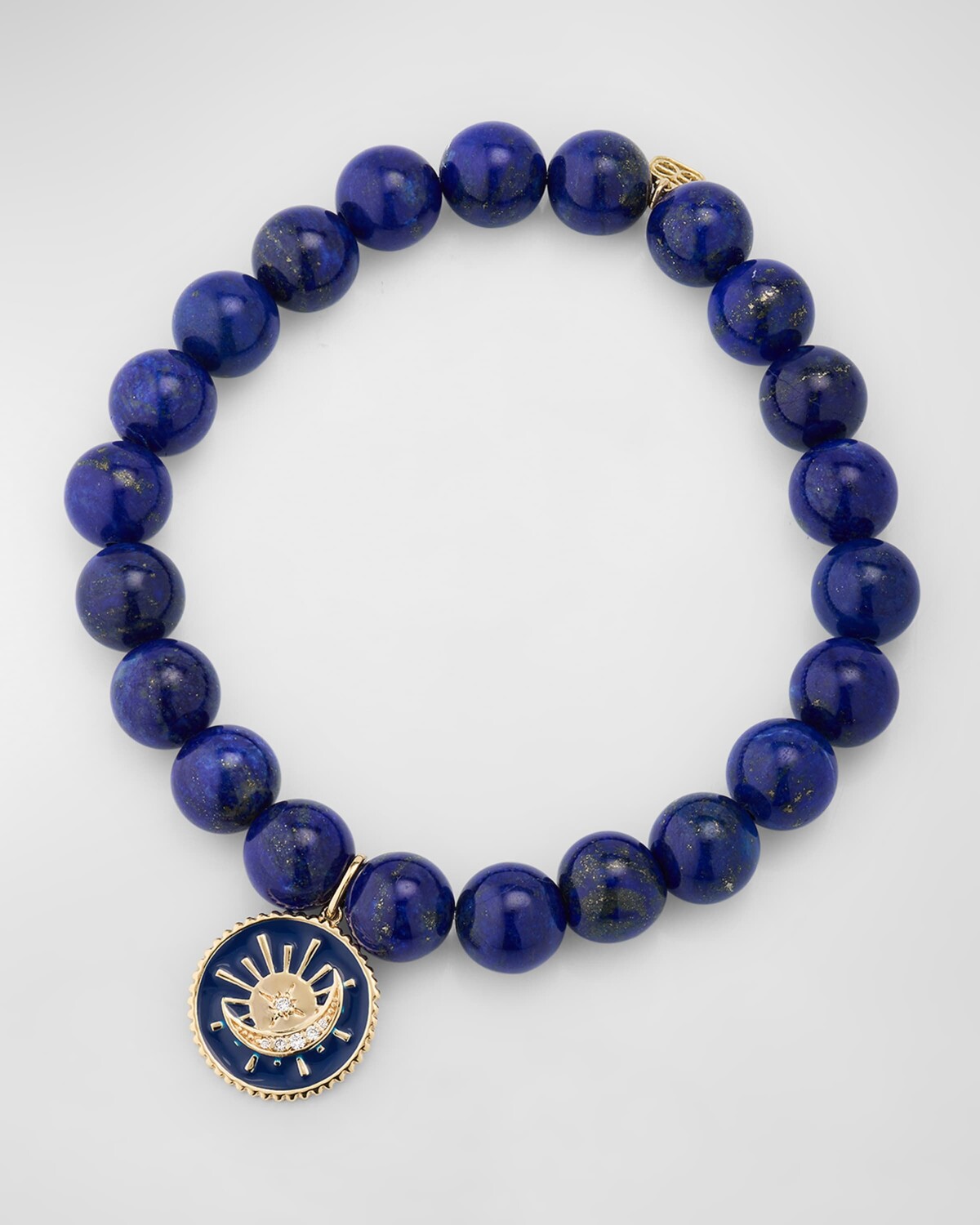 Подвеска-медальон "Солнце и Луна" на круглом браслете из лазурита Sydney Evan 
Подвеска-медальон "Солнце и Луна" на круглом браслете из лазурита Sydney Evan