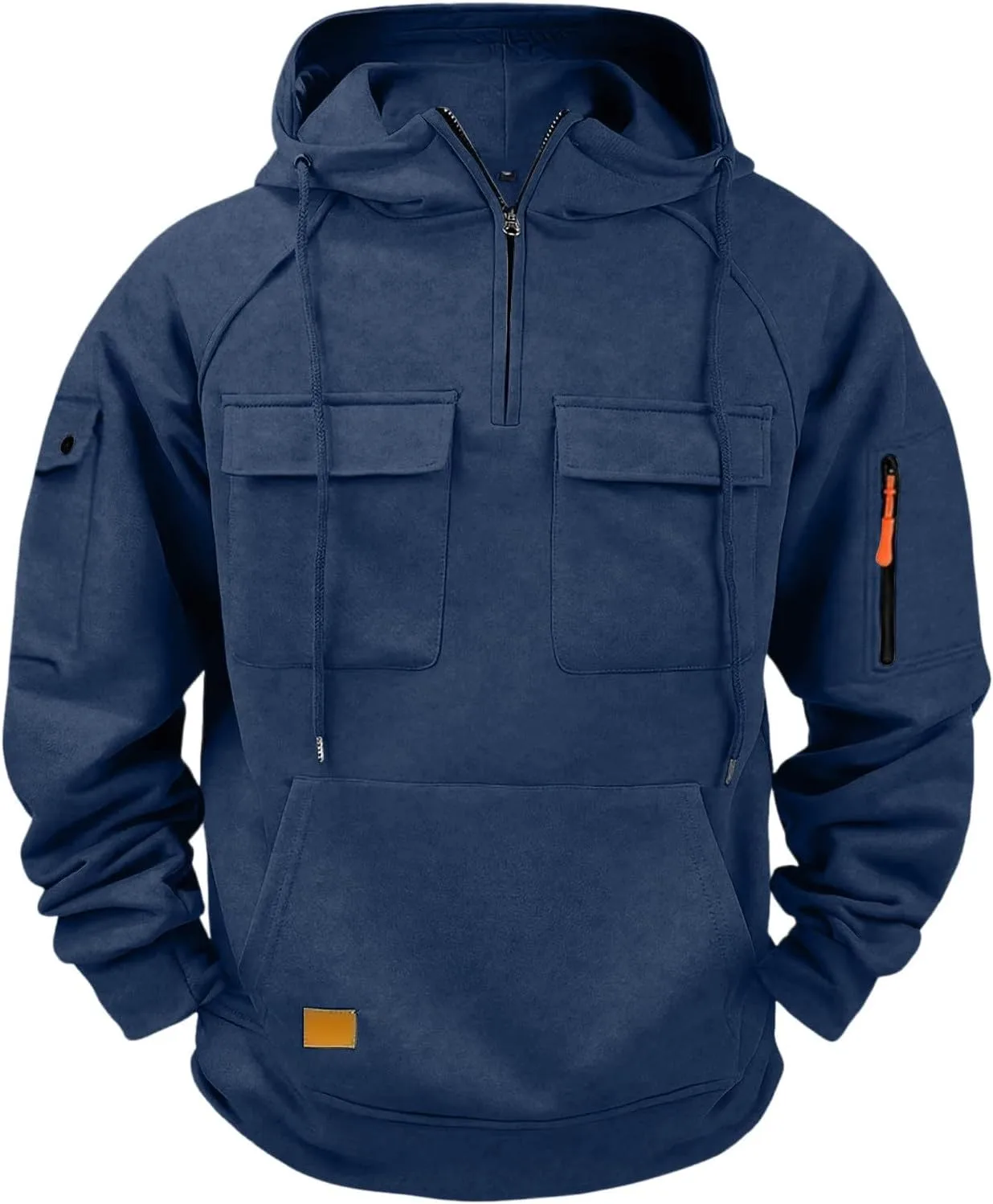 Куртка-толстовка Quarter Zip для мужчин с длинными рукавами и карманами
Куртка-толстовка Quarter Zip для мужчин с длинными рукавами и карманами