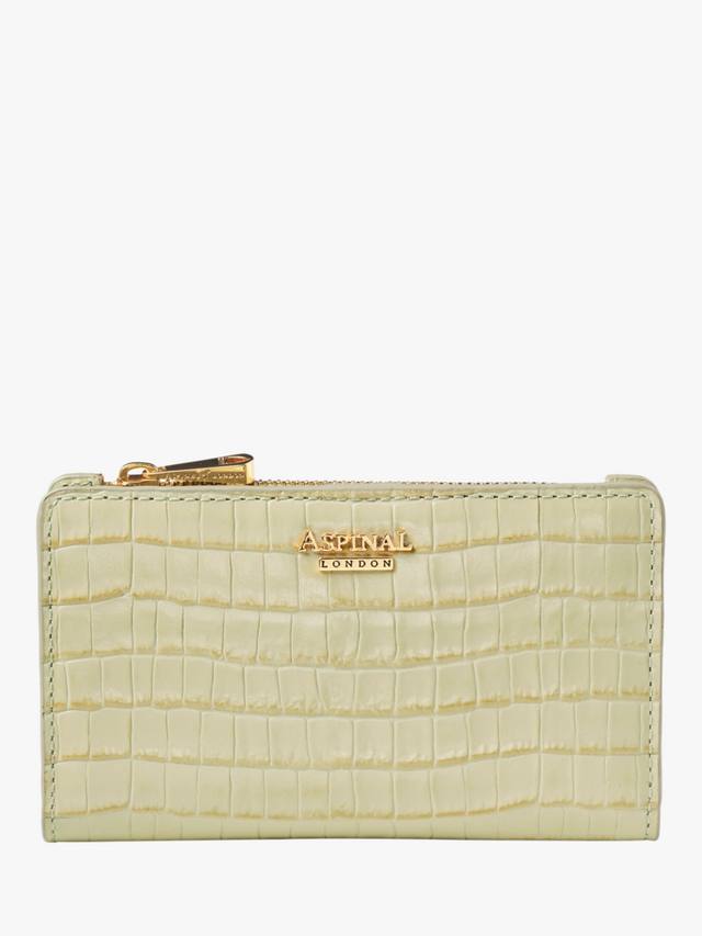 Кошелёк для монет и карт Mayfair Patent Croc Aspinal of London, Pistachio
Кошелёк для монет и карт Mayfair Patent Croc Aspinal of London, Pistachio