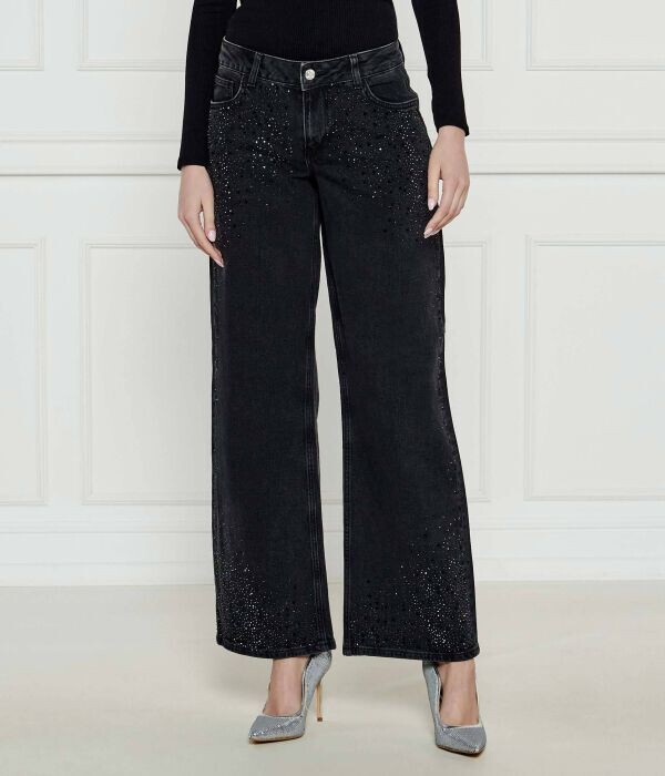 Джинсы женские Liu Jo свободного кроя со стразами, черный
Джинсы женские Liu Jo свободного кроя со стразами, черный