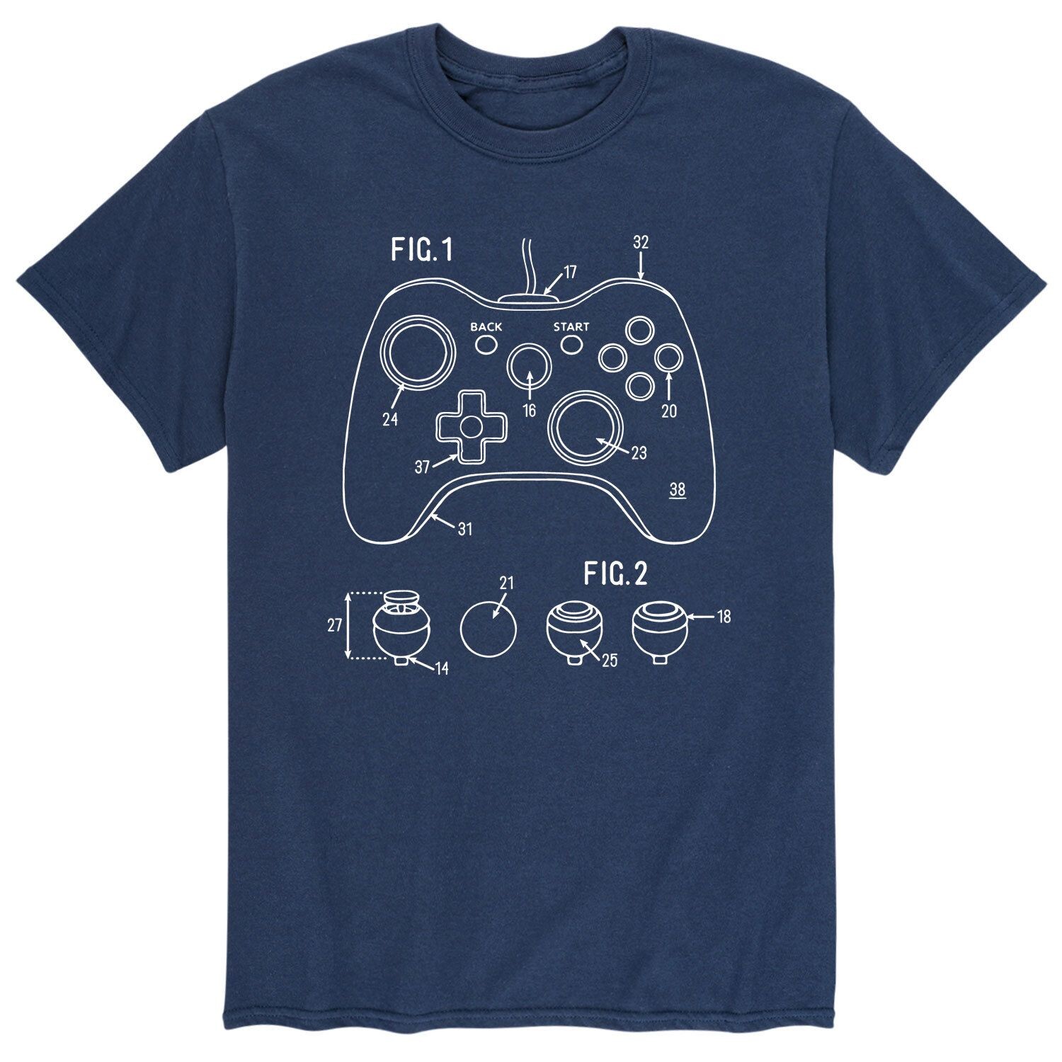 Мужская футболка с изображением игрового контроллера Licensed Character
Мужская футболка с изображением игрового контроллера Licensed Character