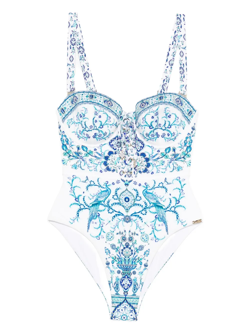 Купальник со шнуровкой и птичьим принтом Camilla, синий
Купальник со шнуровкой и птичьим принтом Camilla, синий