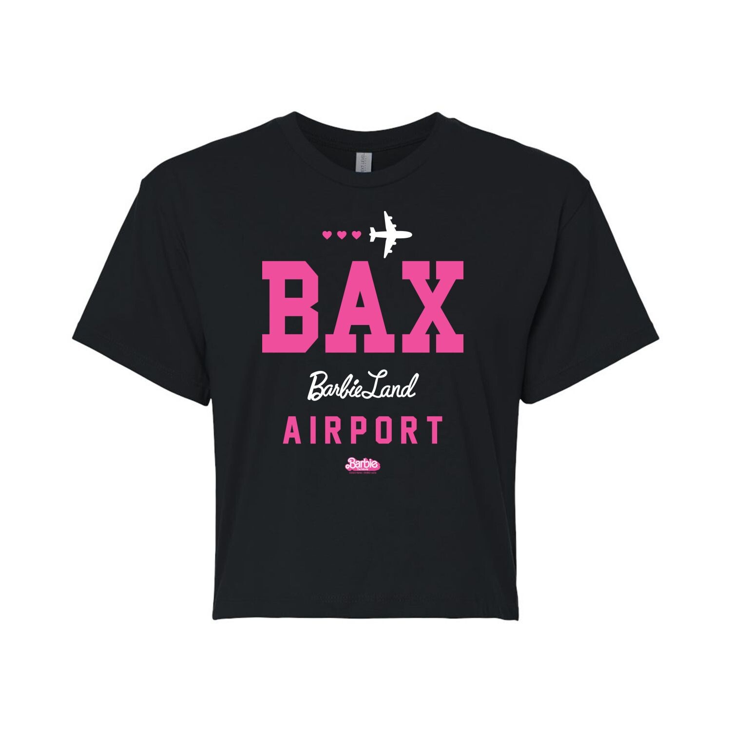 Футболка с рисунком «Барби: фильм Барби Ленд в аэропорту» для юниоров Licensed Character, черный 
Футболка с рисунком «Барби: фильм Барби Ленд в аэропорту» для юниоров Licensed Character, черный