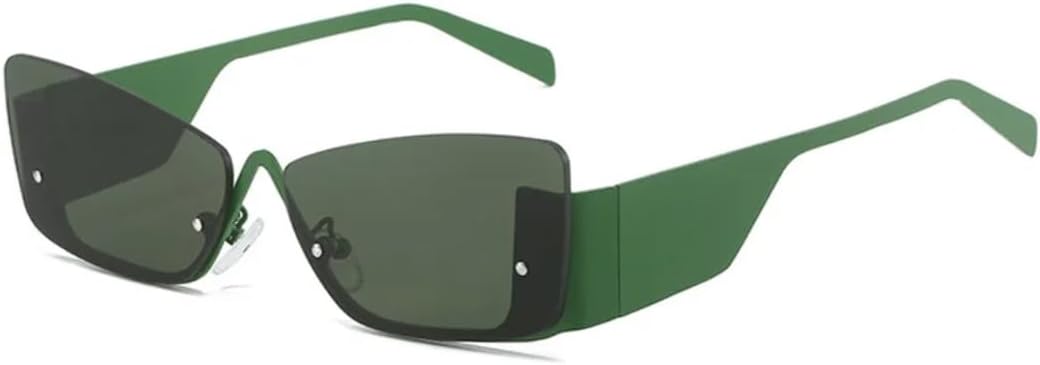 Солнцезащитные очки для мужчин и женщин - защита от УФ-излучения UV400 - безободковые очки «кошачий глаз» с линзами конфетных цветов для занятий спортом на открытом воздухе и вождения DSVIGF, C4green-green
Солнцезащитные очки для мужчин и женщин - защита от УФ-излучения UV400 - безободковые очки «кошачий глаз» с линзами конфетных цветов для занятий спортом на открытом воздухе и вождения DSVIGF, C4green-green