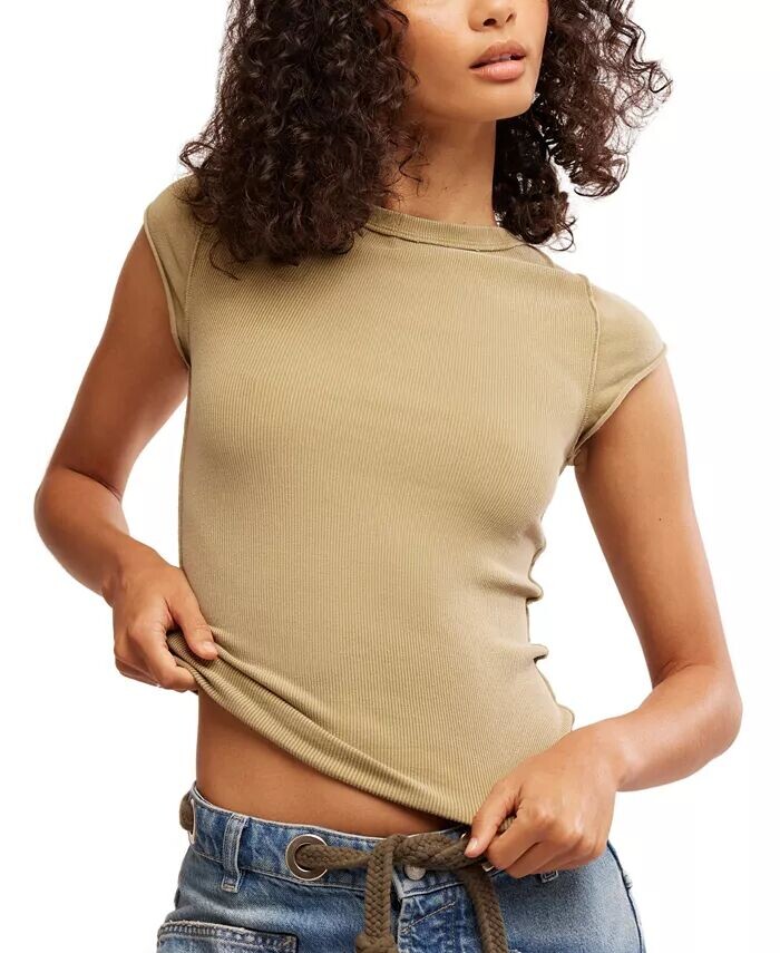 Женская футболка Ever Had с короткими рукавами Free People, мультиколор
Женская футболка Ever Had с короткими рукавами Free People, мультиколор