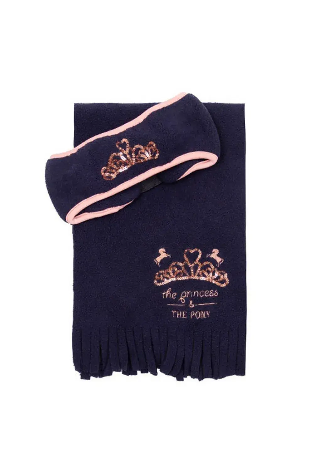 Комплект из повязки и шарфа «Принцесса и пони» Little Rider, темно-синий
Комплект из повязки и шарфа «Принцесса и пони» Little Rider, темно-синий