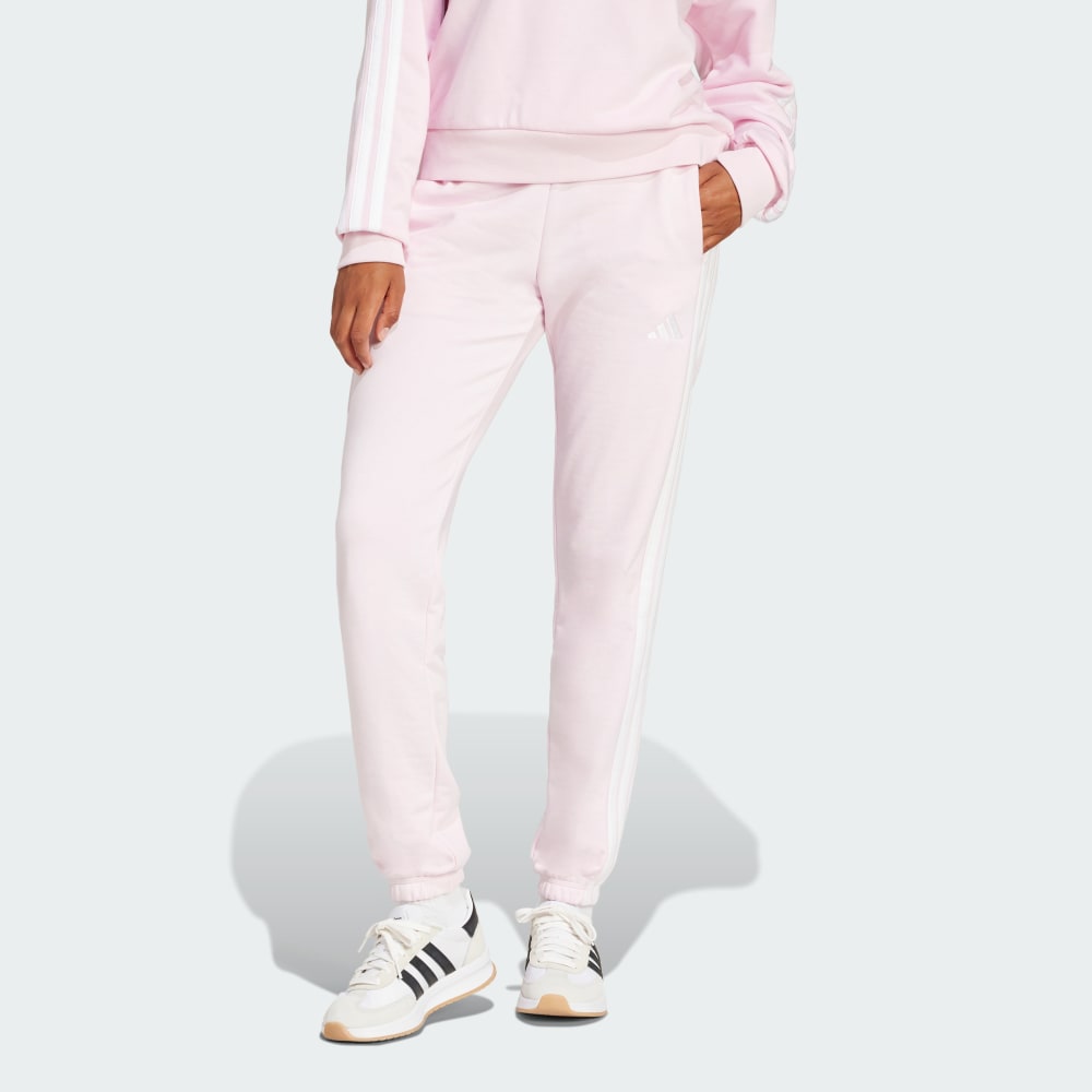 Спортивные брюки Adidas Essentials 3-Stripes French Terry Cuffed Pants, цвет Clear Pink/White
Спортивные брюки Adidas Essentials 3-Stripes French Terry Cuffed Pants, цвет Clear Pink/White