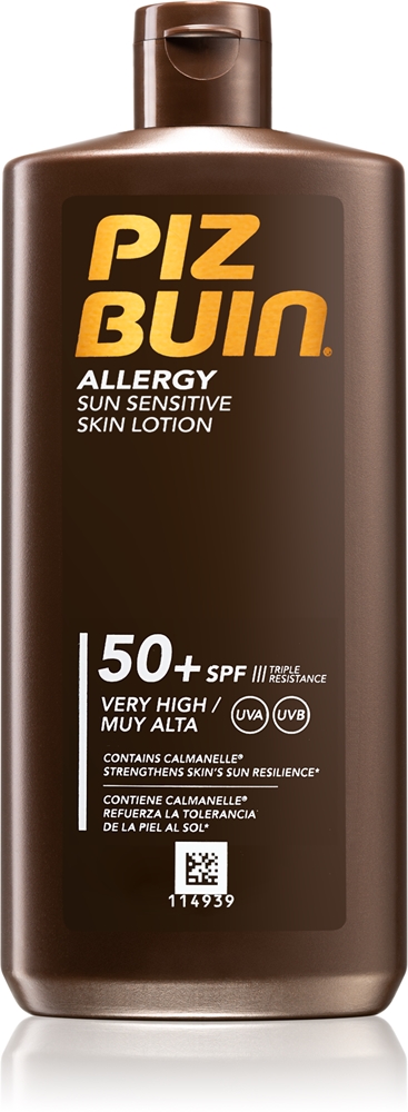 Солнцезащитный лосьон от аллергии для чувствительной кожи SPF 50+ Piz Buin, 400 мл
Солнцезащитный лосьон от аллергии для чувствительной кожи SPF 50+ Piz Buin, 400 мл