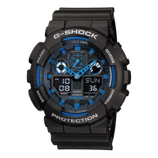 Часы CASIO G-Shock Analog-Digital 'Black Blue', черный
Часы CASIO G-Shock Analog-Digital 'Black Blue', черный