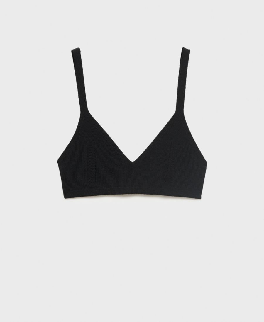 Женский вязаный укороченный топ MANGO, Black
Женский вязаный укороченный топ MANGO, Black