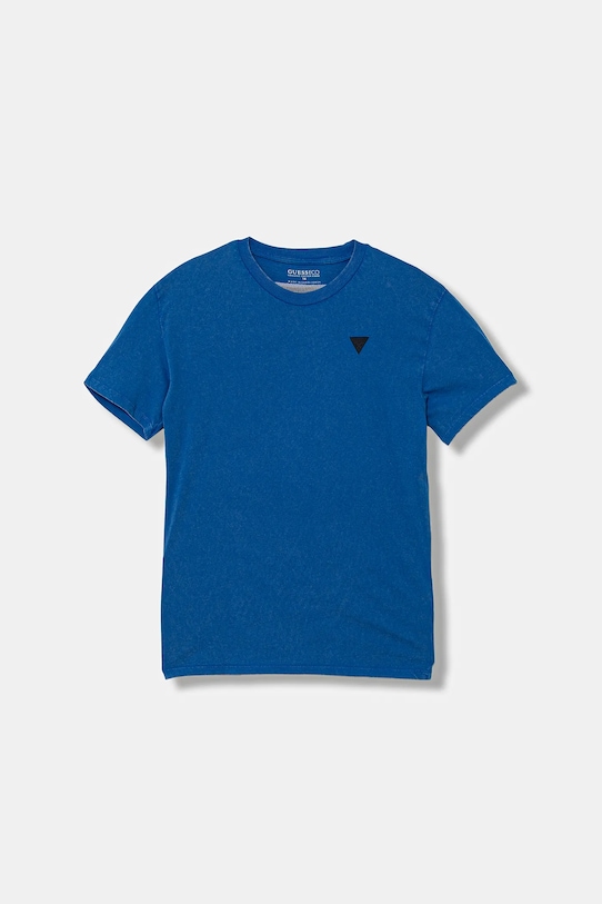 Детская хлопковая футболка Guess, синий
Детская хлопковая футболка Guess, синий
