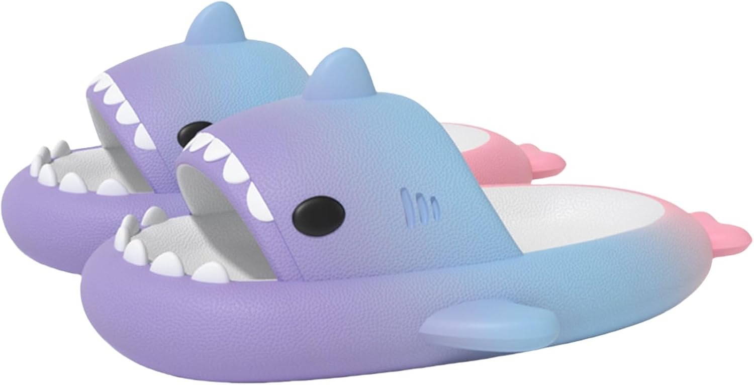 Оригинальные шлепанцы с акулой, новые милые шлепанцы с радужной акулой для взрослых, шлепанцы с акулой с звездным градиентом, унисекс Generic, Rainbow C
Оригинальные шлепанцы с акулой, новые милые шлепанцы с радужной акулой для взрослых, шлепанцы с акулой с звездным градиентом, унисекс Generic, Rainbow C