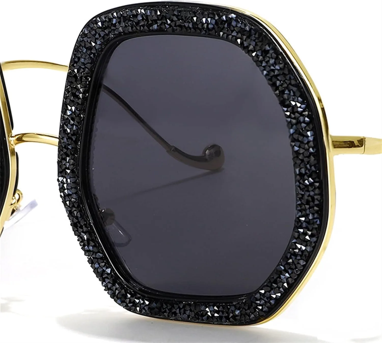 Модные солнцезащитные очки в крупной оправе для женщин, декоративные, для отдыха на пляже, в тени и для вечеринок (Цвет: F, Размер: Средний) MTZJH, One Color
Модные солнцезащитные очки в крупной оправе для женщин, декоративные, для отдыха на пляже, в тени и для вечеринок (Цвет: F, Размер: Средний) MTZJH, One Color