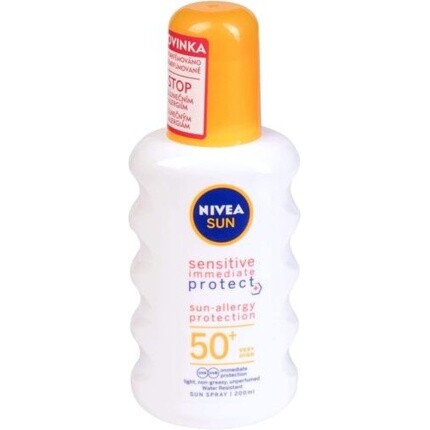 Sun Sensitive Protect Sun-Allergy Spray Spf50 - Препарат для загара 200мл, Nivea
Sun Sensitive Protect Sun-Allergy Spray Spf50 - Препарат для загара 200мл, Nivea