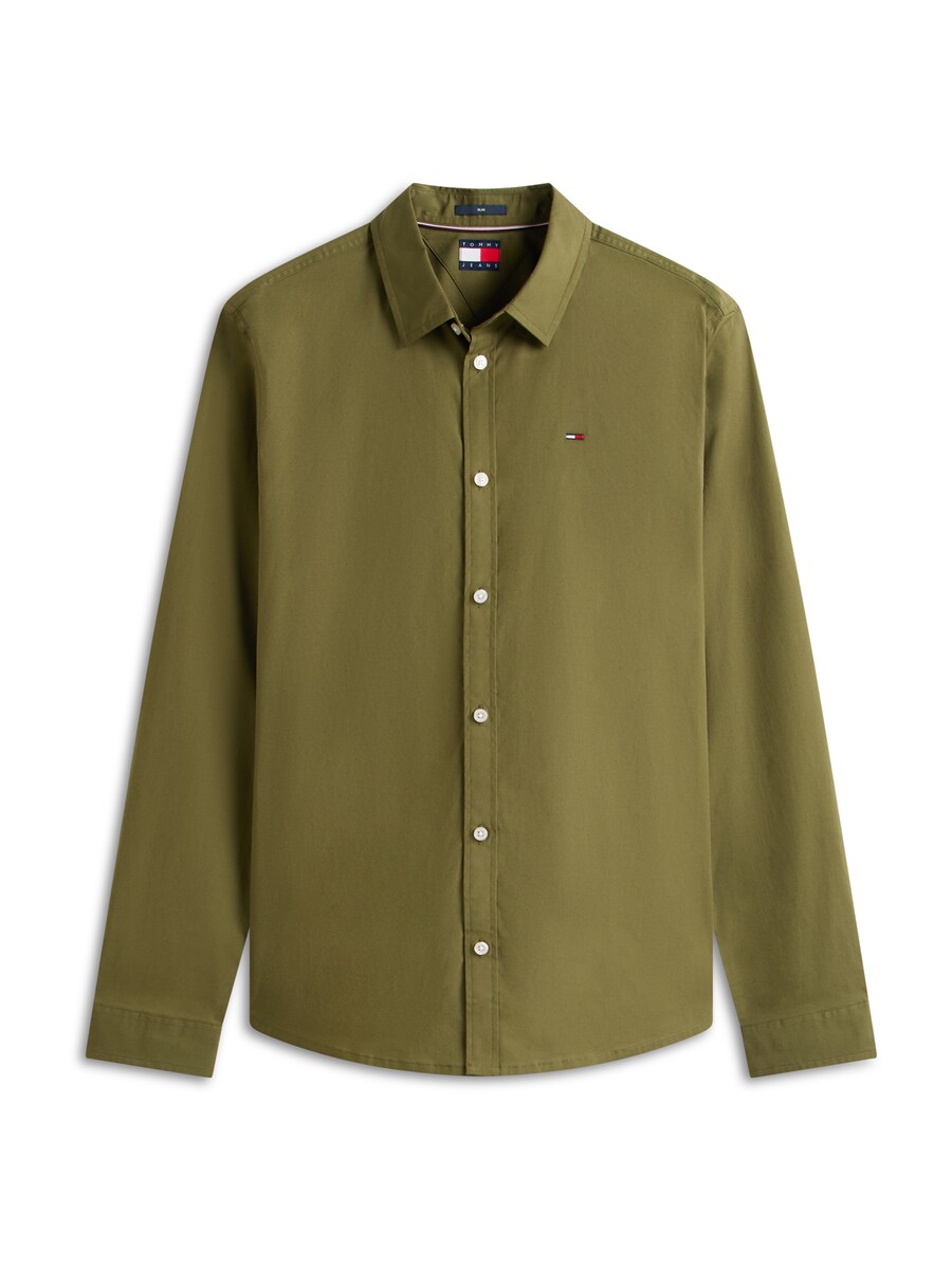 Рубашка Slim Fit на пуговицах Tommy Jeans, оливковый
Рубашка Slim Fit на пуговицах Tommy Jeans, оливковый