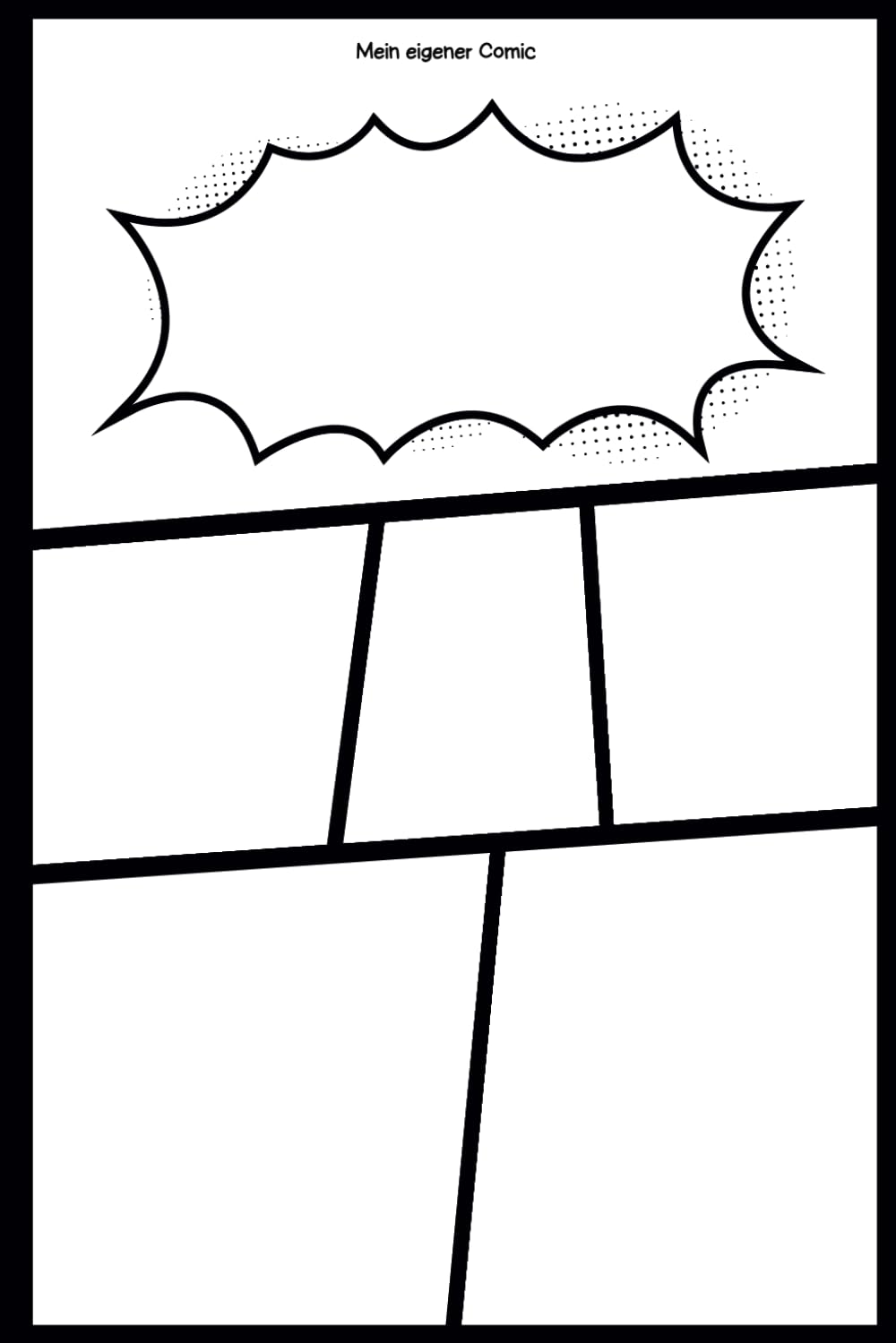 Mein eigener Comic: Selberzeichnen, gestalte deinen Comicbuch ab dem Cover - Blanko Comicheft - 120 Seiten - Comic typische Seiteneinteilung (German Edition) (Independently published)
Mein eigener Comic: Selberzeichnen, gestalte deinen Comicbuch ab dem Cover - Blanko Comicheft - 120 Seiten - Comic typische Seiteneinteilung (German Edition) (Independently published)